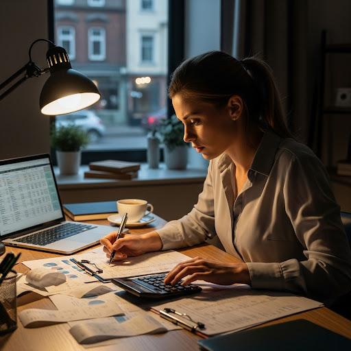 Bustos Bookkeeping and Payroll helping small business owner with finances