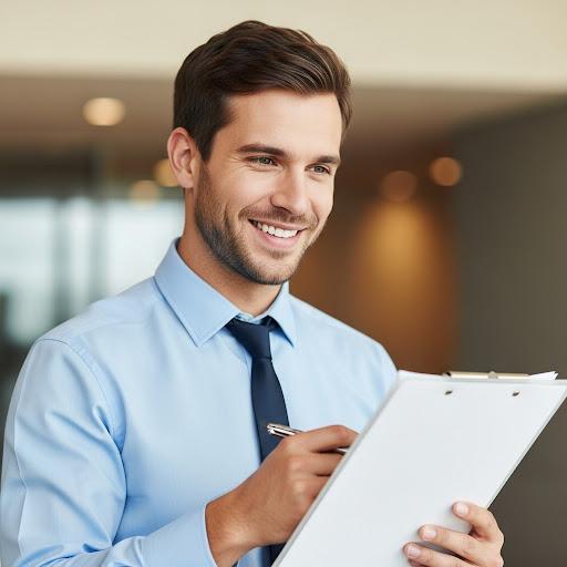 Image of business owner seeing that all is running smooth