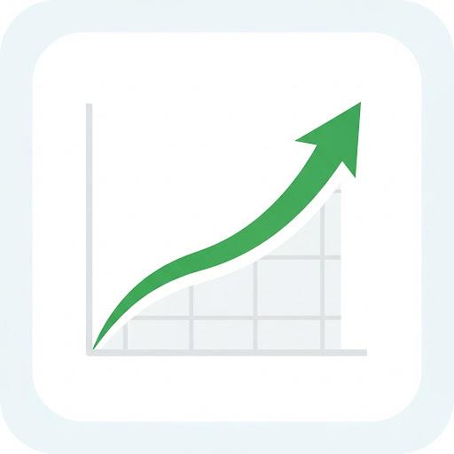 Image of graph trend going up