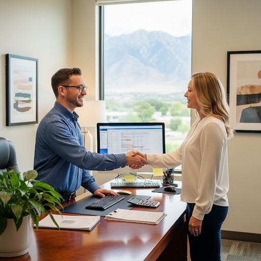 Bustos Bookkeeping and Payroll helping small business owner with finances